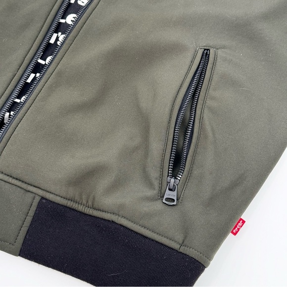 LEVIS Hooded Softshell Full Zip Bomber Jacket - Picture 12 of 15